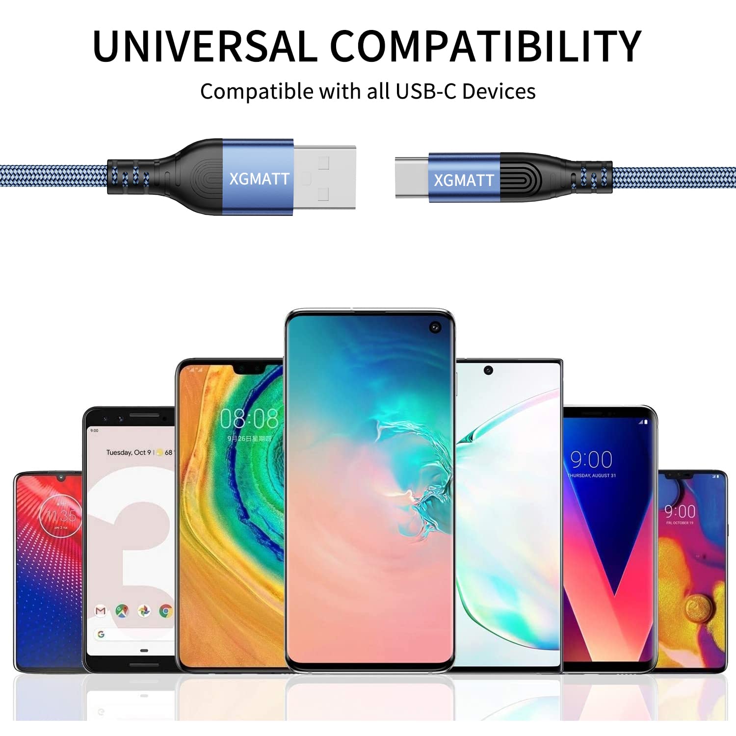 Detalle 1 de USB C Ladekabel 10 m, 3.1 A Schnellladen