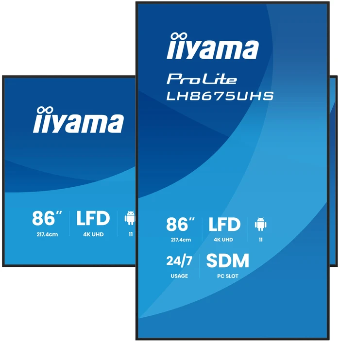 Thumbnail 11 de iiyama ProLite LH8675UHS-B2AG 86" 4K Public Display mit Android 11, iiSignage & FailOver