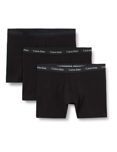 Detalle de Calvin Klein Calzoncillos bóxer Hombre Pack de 3 – Cotton Stretch multicolor (S)