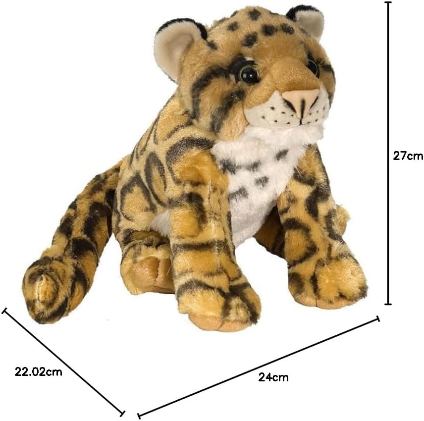 Detalle de Wild Republic Clouded Leopard Plush Toy (30 cm) – Cuddlekins