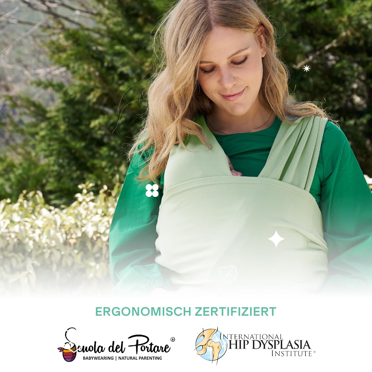 Thumbnail 1 de Koala Babycare Babytragetuch Cuddle Band 2.0 – elastisch, bis 15 kg, verstellbar & unisex