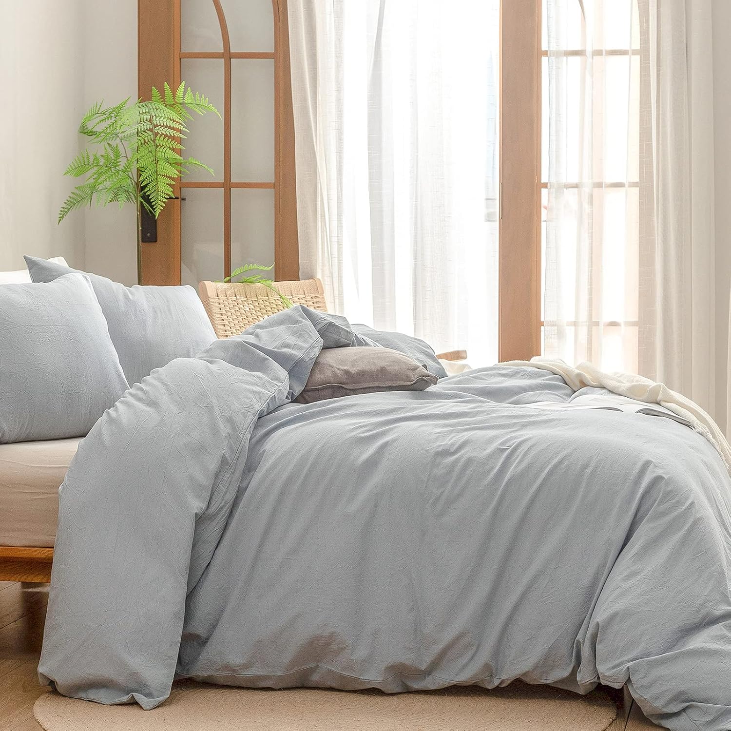 Thumbnail 2 de BESTOUCH Duvet Cover Set Queen 90x90