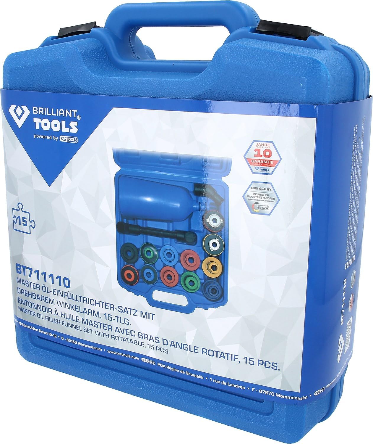 Thumbnail 5 de BRILLIANT TOOLS Trichter-Satz BT711110 – Öl sauber nachfüllen ohne Sauerei