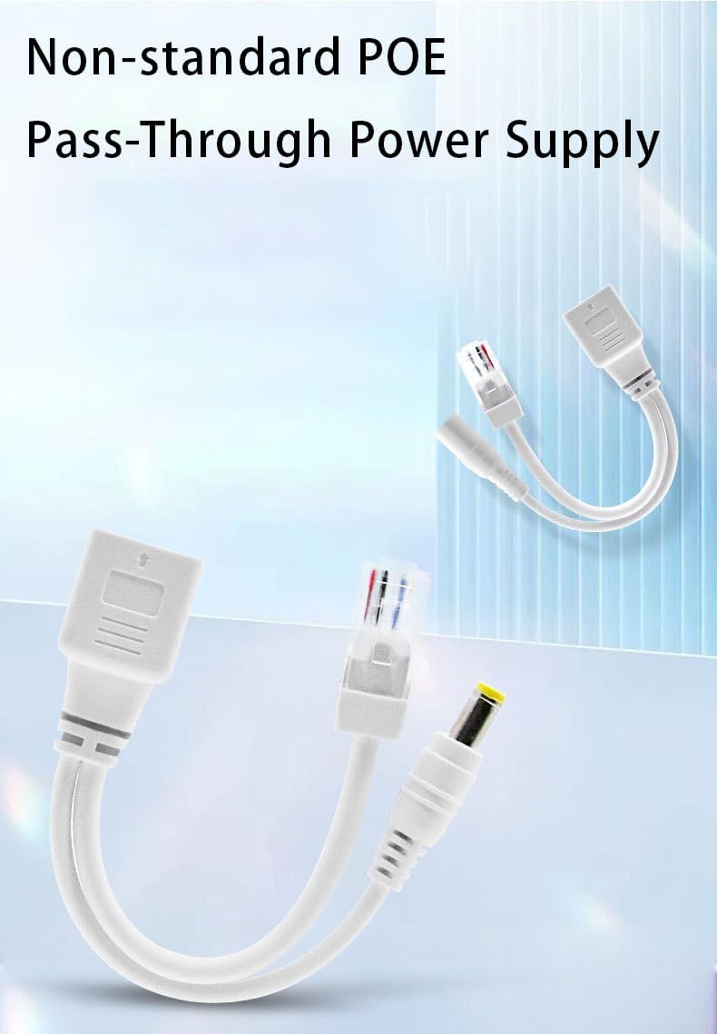 Thumbnail 6 de TIENFOKOTA PoE Splitter: Power over Ethernet for IP Cameras & Switches