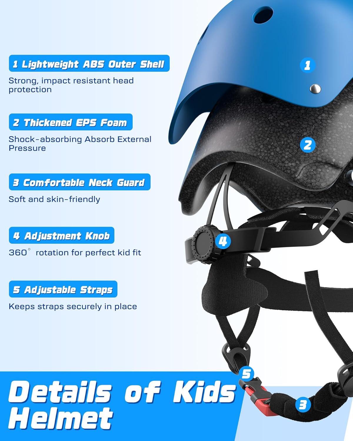 Thumbnail 1 de DARME Kids Bike Helmet Set: Adjustable Multi-Sport Protection for Growing Riders