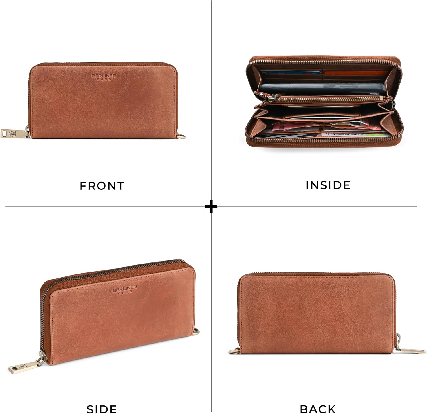 Thumbnail 5 de Berliner Bags Lyon Cartera Grande 19x10x2 cm