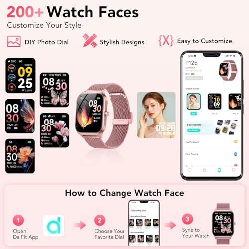Detalle de Reloj Inteligente CASCHO Mujer: Llamadas Bluetooth, IA y 120+ Modos Deportivos