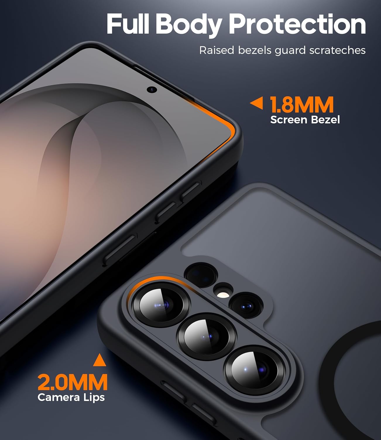Detalle 1 de Opkiegrn funda magnética para Samsung Galaxy S26 Ultra con protector
