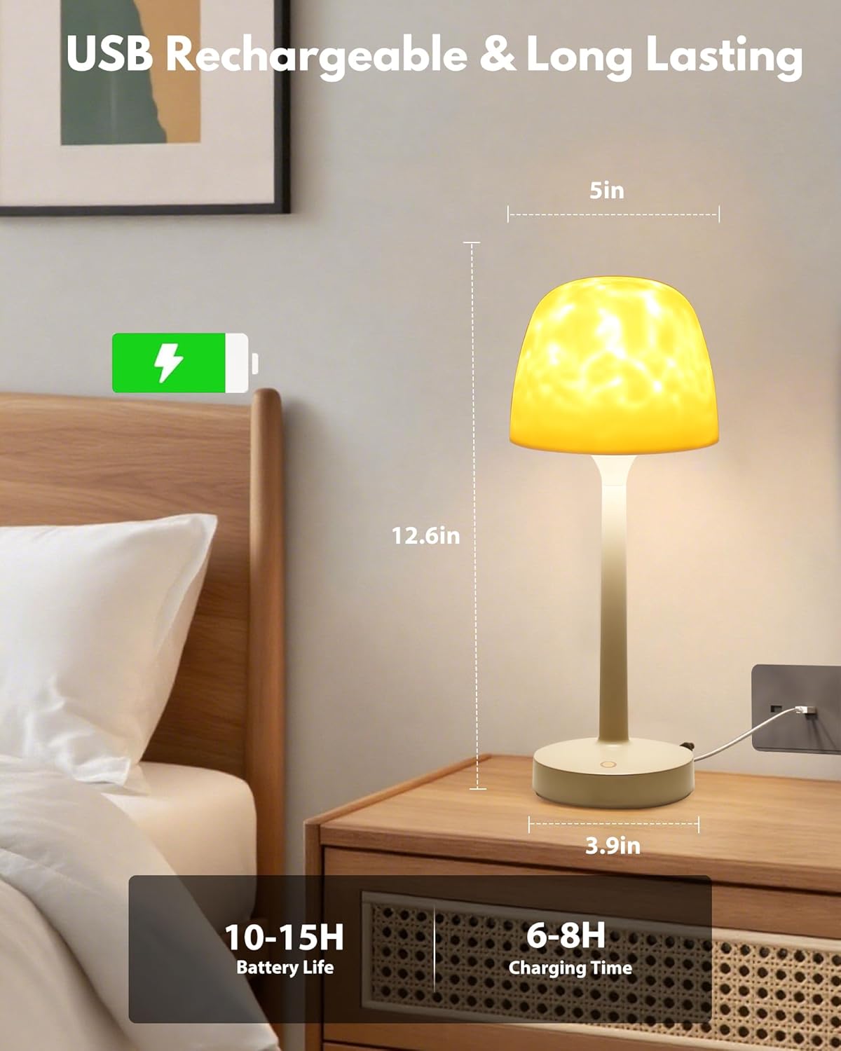 Thumbnail 5 de Funlenry Spa-Like Shower Lamp 16‑colour projector