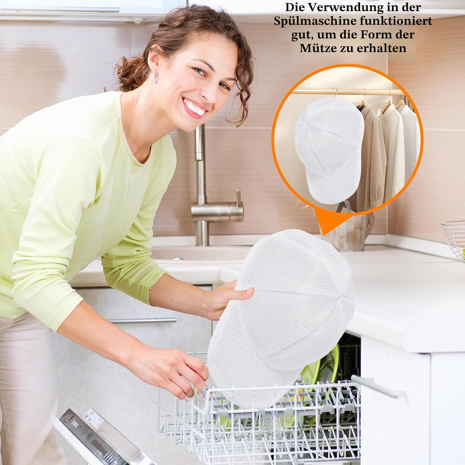 Thumbnail 6 de Fododo Cap Washer: Cap Waschmaschinen Form, Baseballkappen-Waschgestell