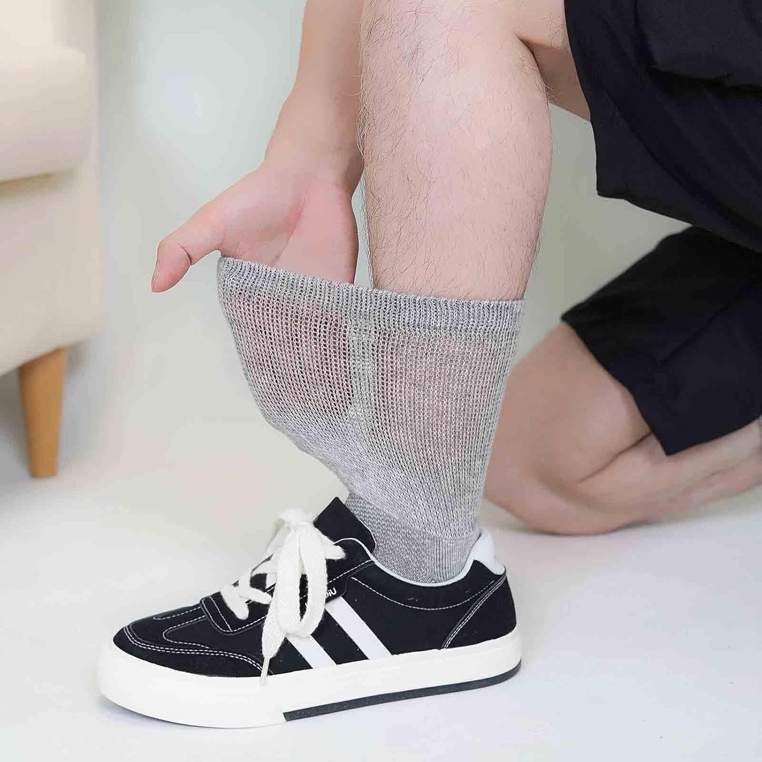 Detalle 2 de LOFIR Diabetiker-Socken Baumwolle 39-46