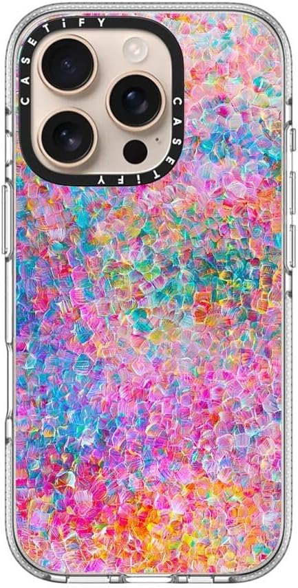 Thumbnail 3 de CASETiFY Clear iPhone 16 Pro Case (Not Yellowing, 6.6 ft Drop Protection, MagSafe) – My Neon Summer