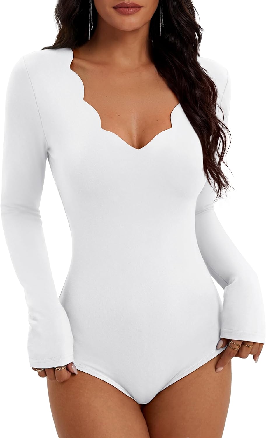 Thumbnail 6 de OFEEFAN Women's Bodysuit, Long Sleeve