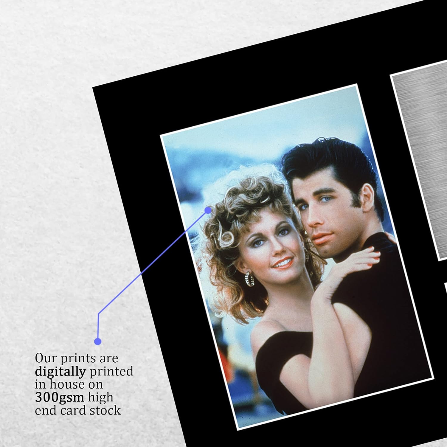 Thumbnail 3 de HWC Trading A4 John Travolta & Olivia Newton-John Grease gifts printed signed autograph picture (A4 movie memorabilia)
