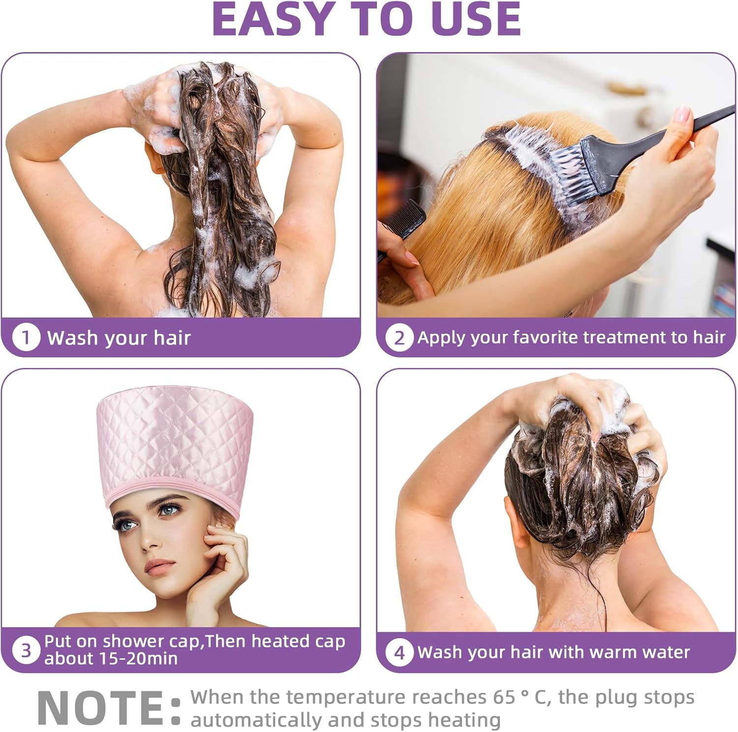 Detalle 1 de Totofac Cappello termico per trattamenti capelli