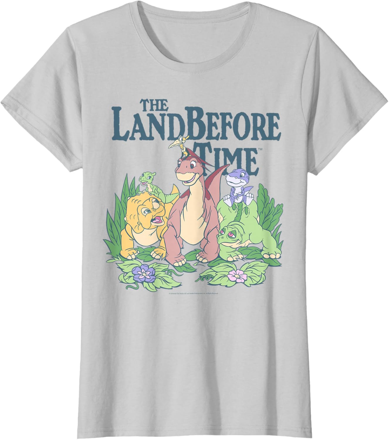 Thumbnail 3 de Maglietta Land Before Time Pastel Dinosaur Friends – taglio classico in stile leggero