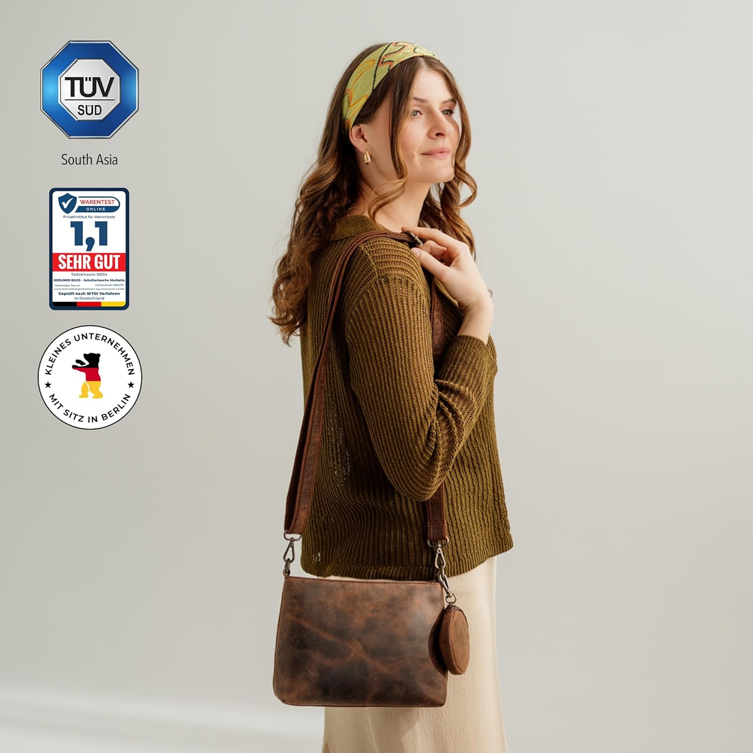 Thumbnail 2 de Berliner Bags Marbella S Umhängetasche 24,5 cm