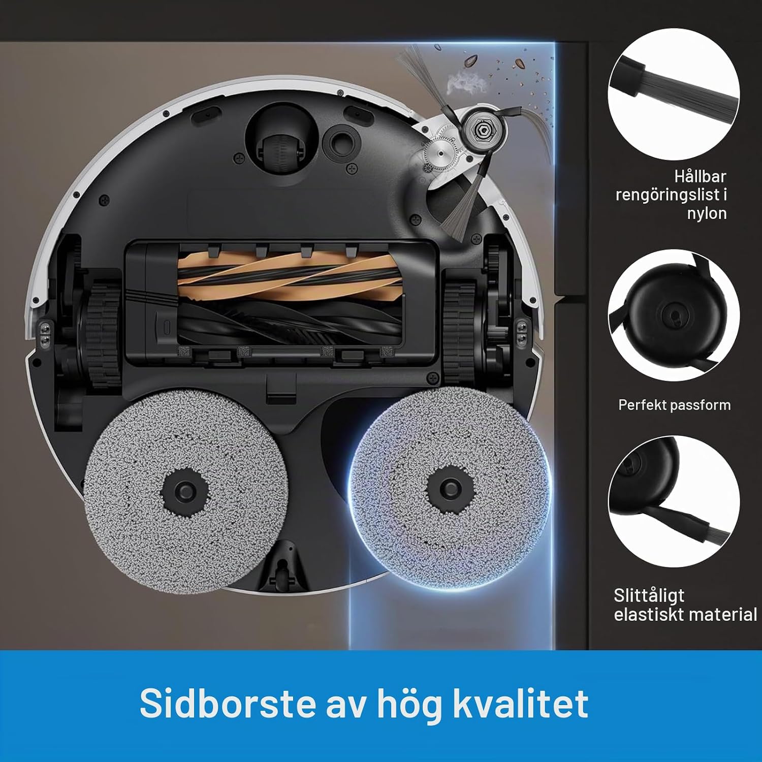 Thumbnail 6 de Bpbdzz 32-delat tillbehörsset för Dreame X50 Ultra Complete, borstar och filter