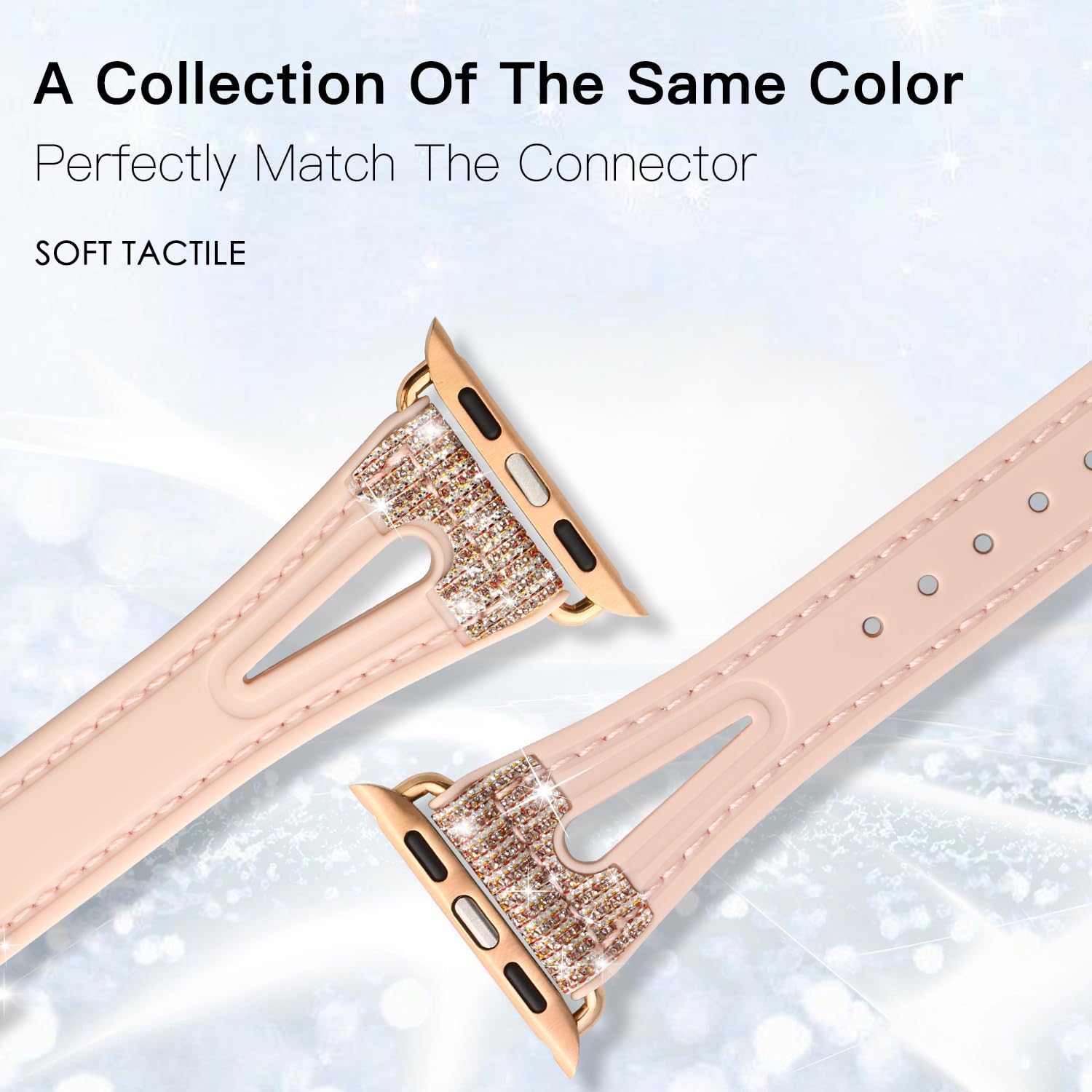 Thumbnail 4 de Tuocal Bling watch strap 41mm silicone