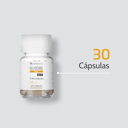 Thumbnail 6 de Heliocare 360º D Plus Cápsulas Cantabria Labs con Vitamina D y E (30 cápsulas) para pieles muy claras y sensibles