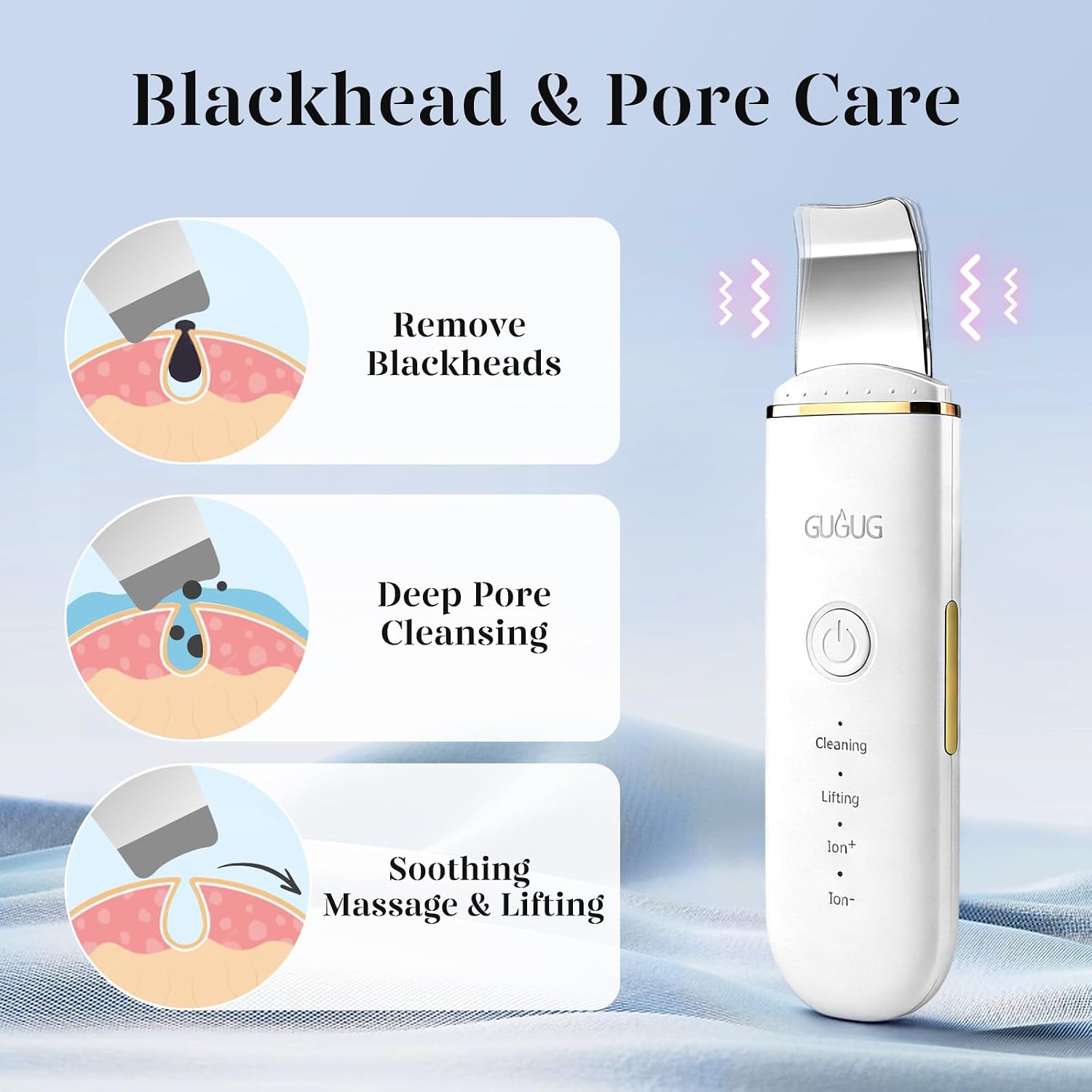 Detalle 2 de GUGUG Skin Scrubber Face Spatula