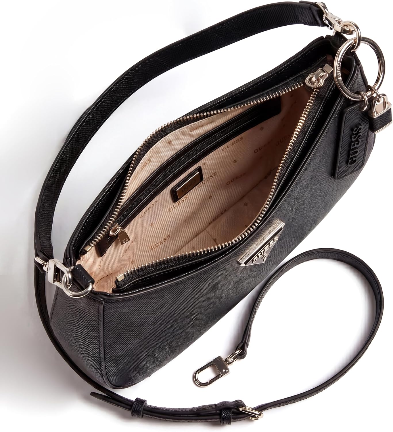 Thumbnail 6 de GUESS Noelle II - Borsa a Spalla Donna con Zip