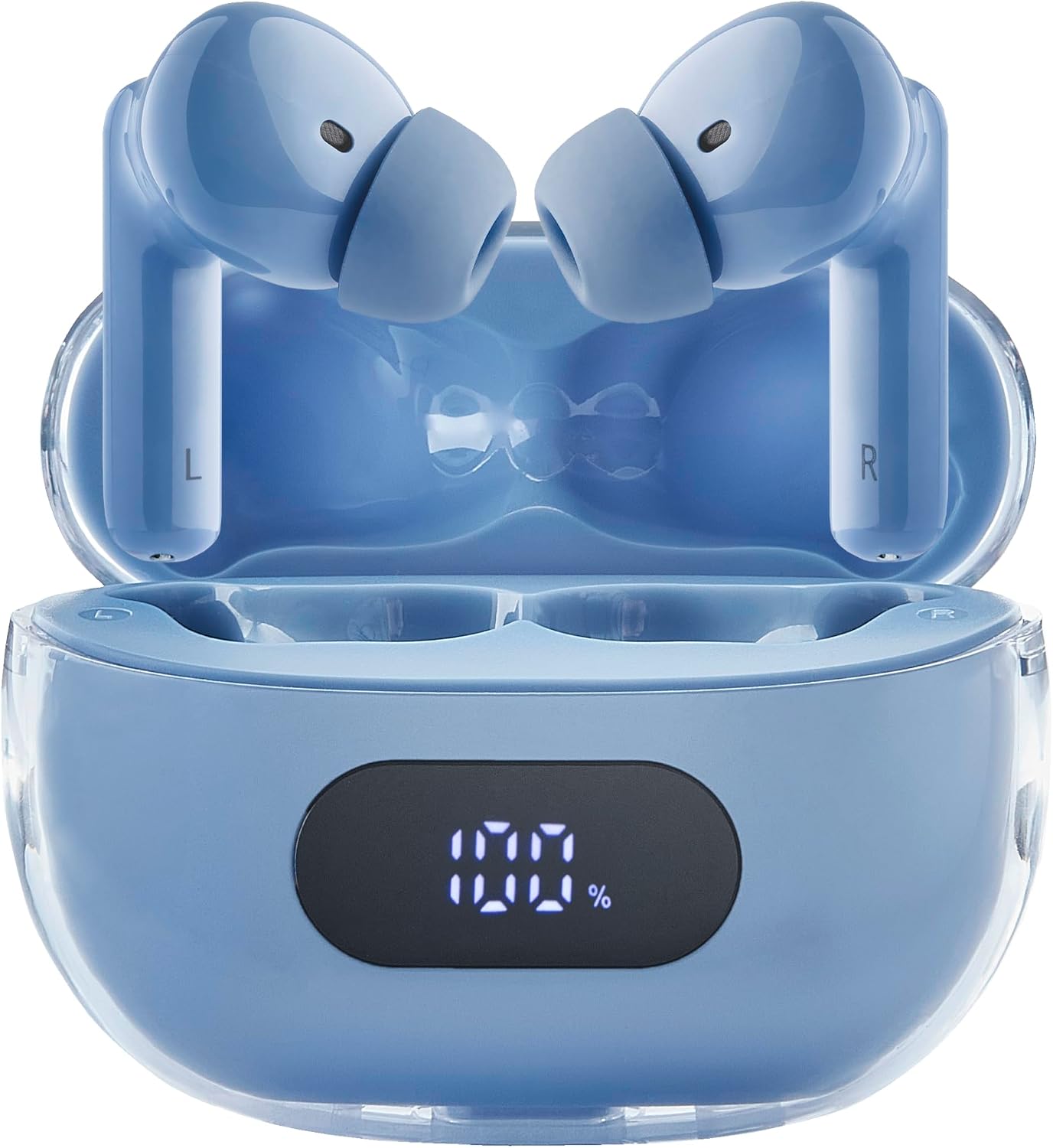 Detalle de Intenso Buds Plus T315AE – TWS True Wireless mit ANC, ENC, Bluetooth 5.4 & bis zu 25 Std. Musikwiedergabe