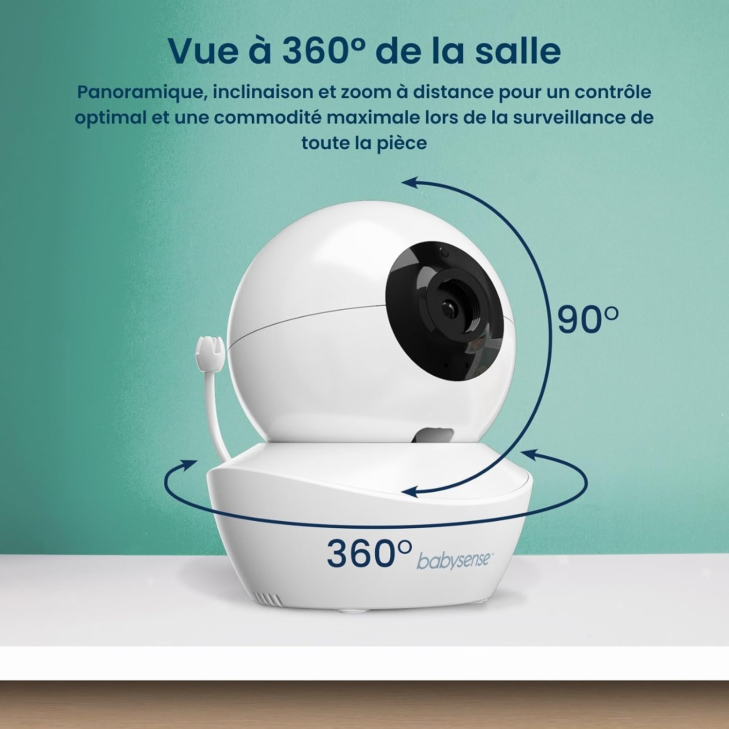 Thumbnail 6 de Babysense Moniteur HD 5" 2 caméras