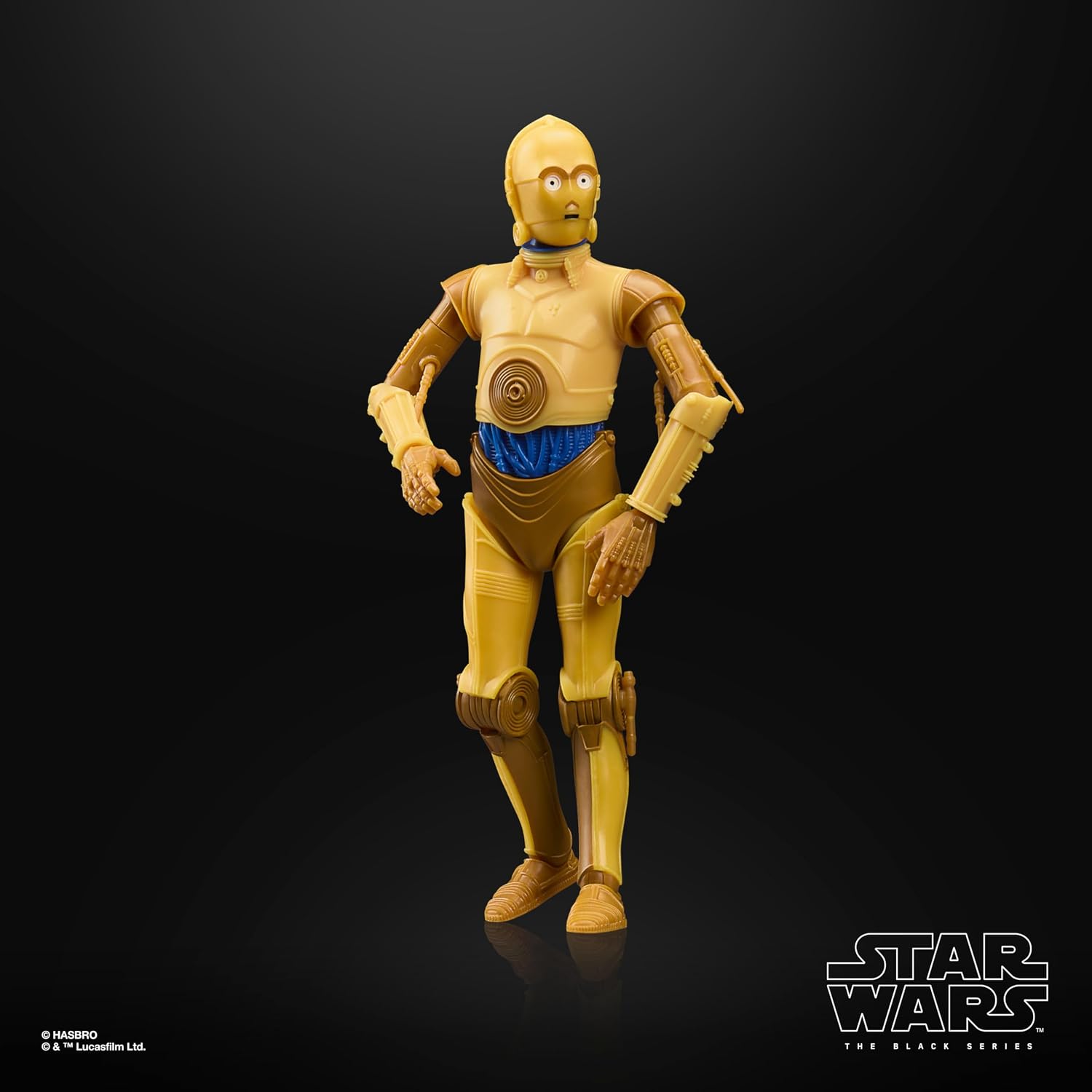 Detalle de ハズブロ STAR WARS ブラックシリーズ G3226 C-3PO 15 cmアクションフィギュア、可動・コレクターズコイン付き