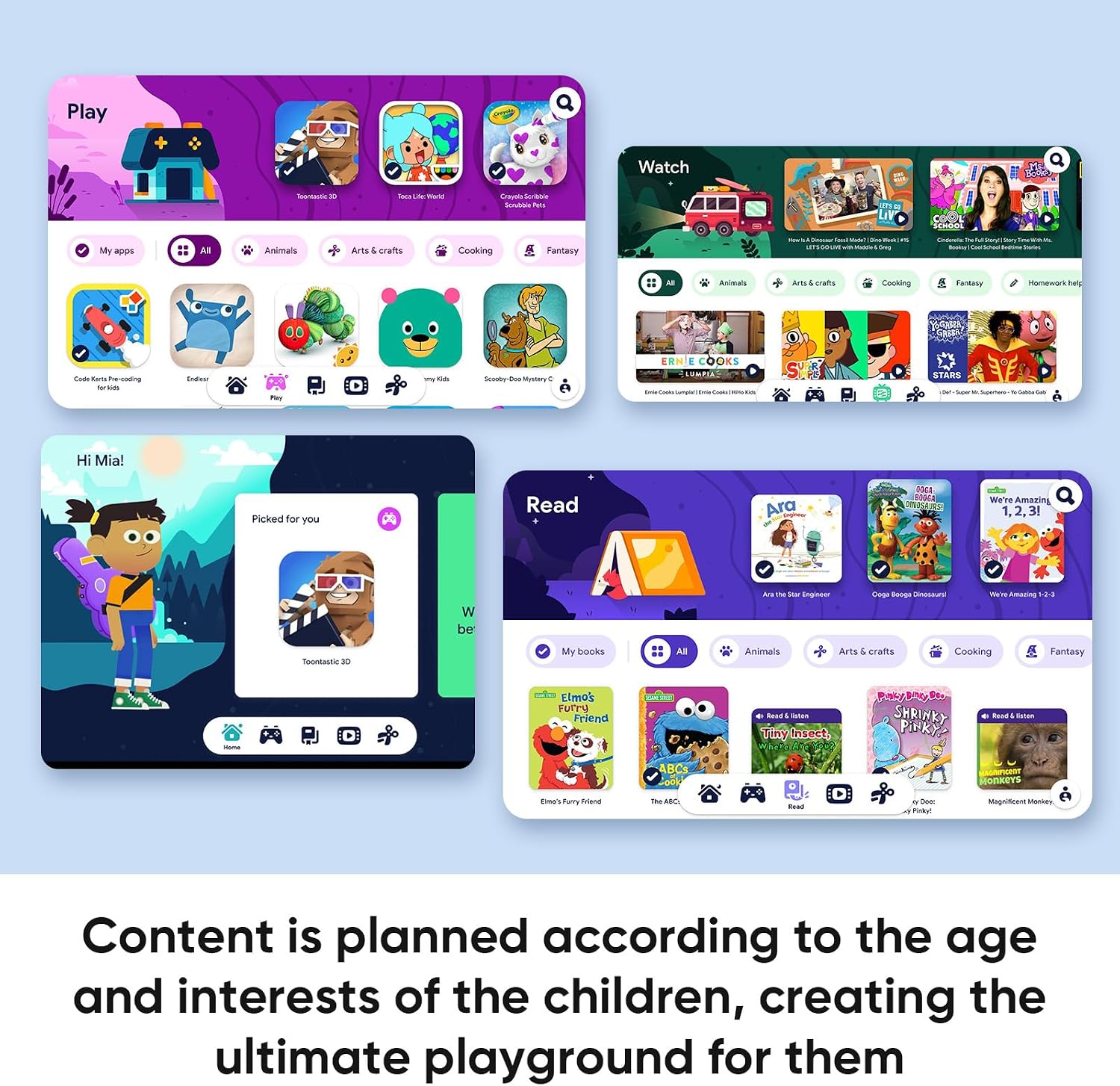 Thumbnail 3 de Aiprotablet 10-Inch Kids Tablet with Android 16 (Purple)