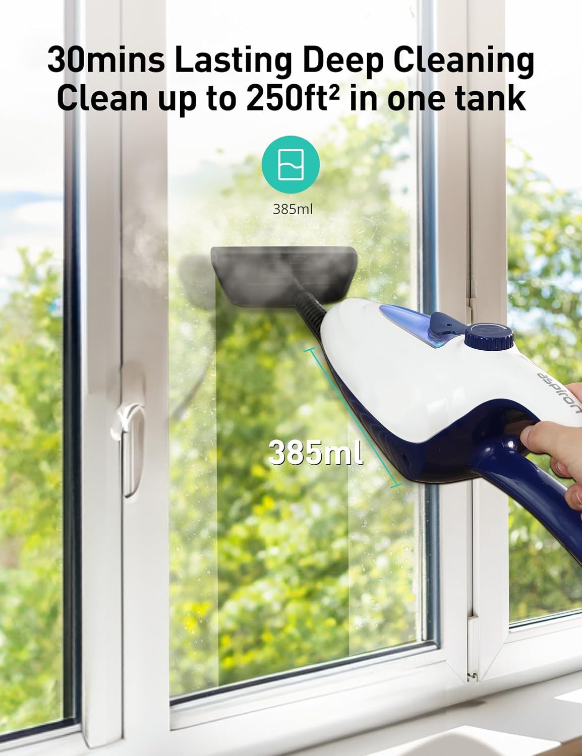 Thumbnail 6 de Aspiron AS-CA039 12-in-1 Steam Mop, 1500W, 385 mL Tank