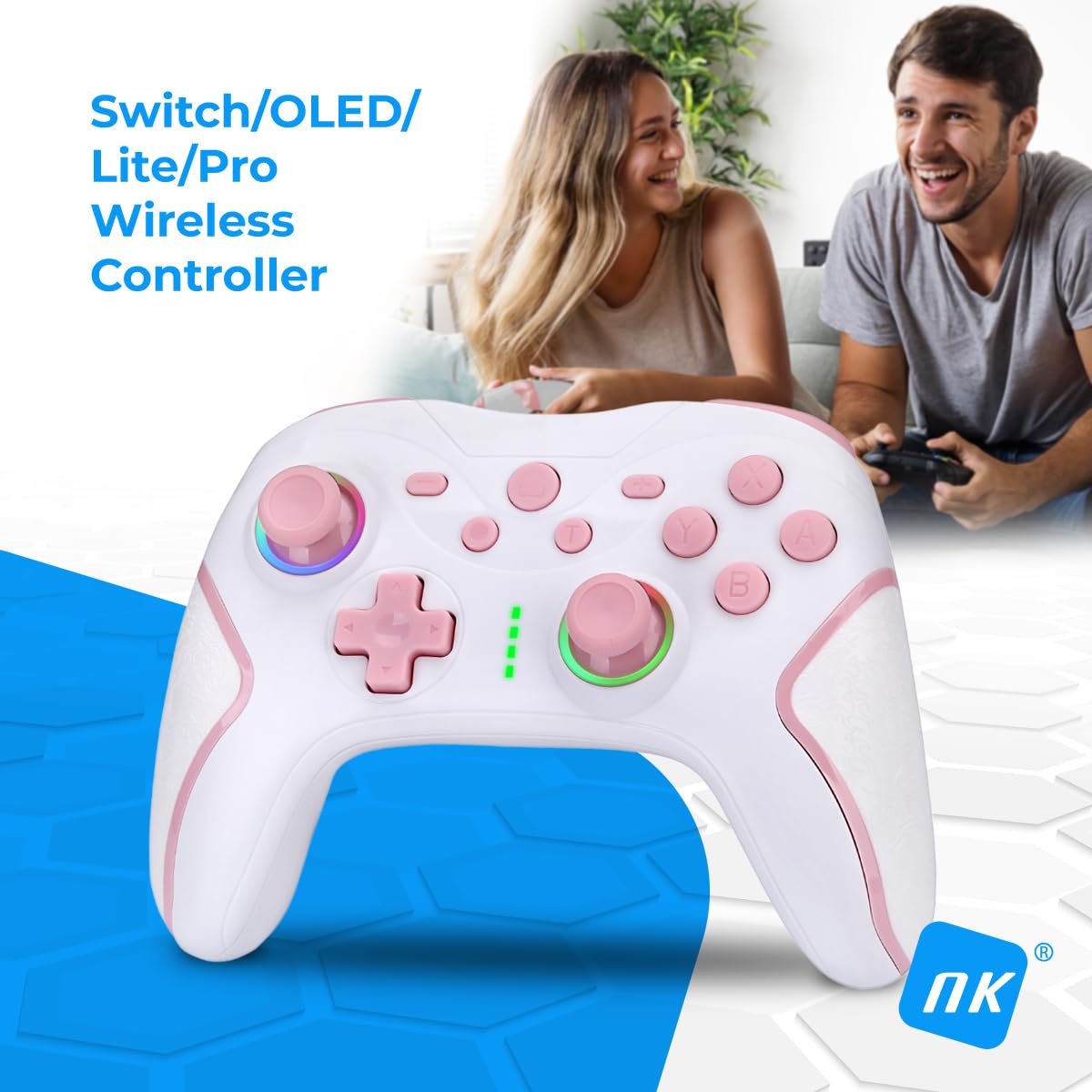 Thumbnail 1 de NK Wireless Switch Controller Bluetooth, Dual Shock