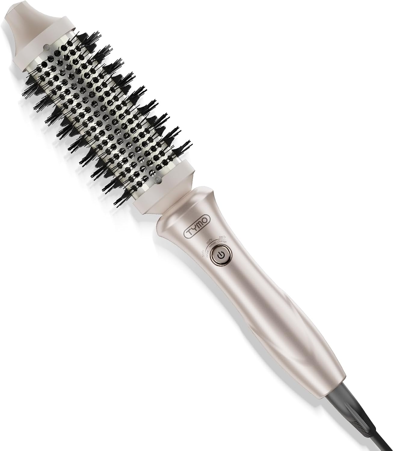 Detalle de TYMO STYLUX Thermal Brush Heated Round Curling Brush (1.7-inch) – 2-in-1 blowout, curls and straightening, dual voltage