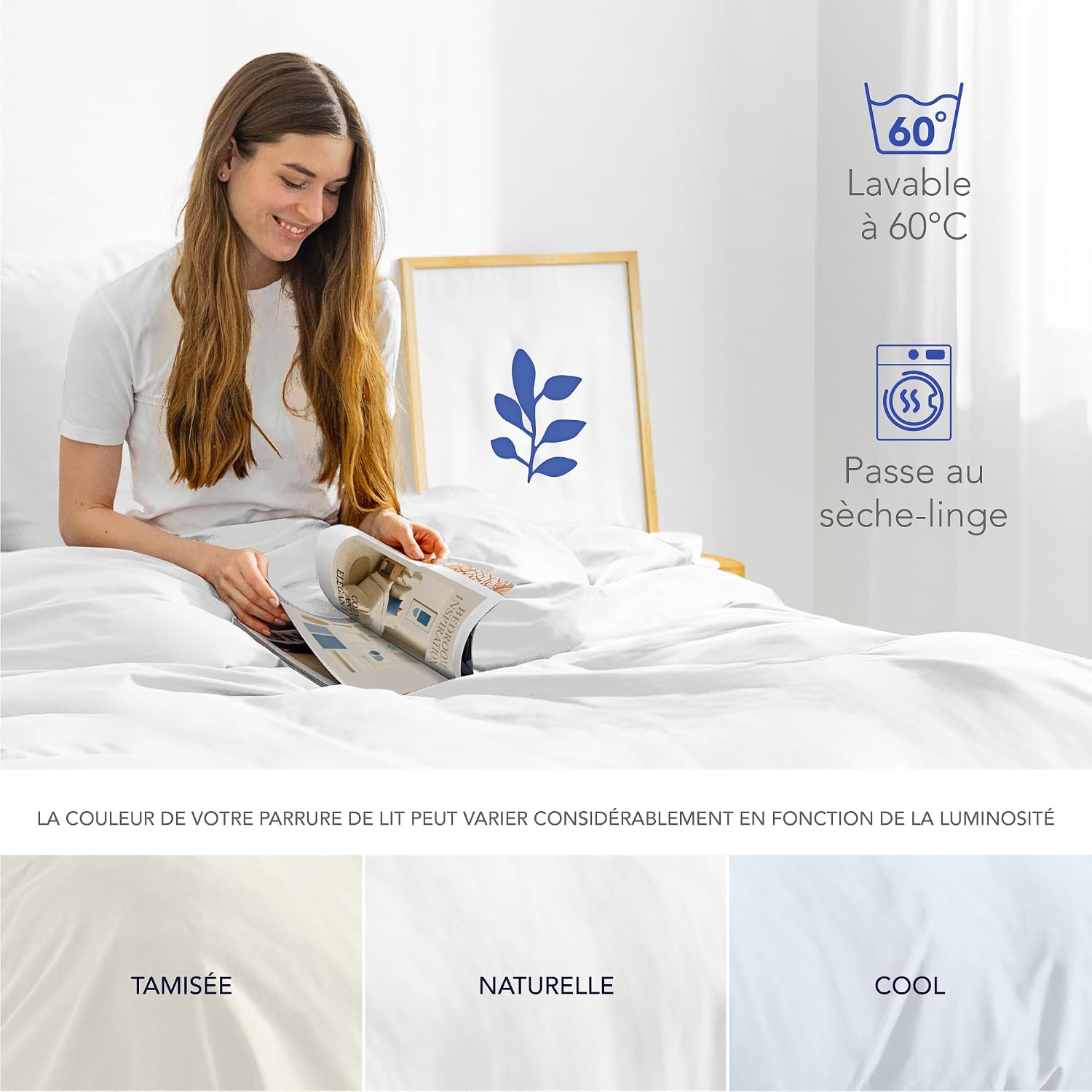Thumbnail 5 de Dreamzie housse de couette satin 135x200