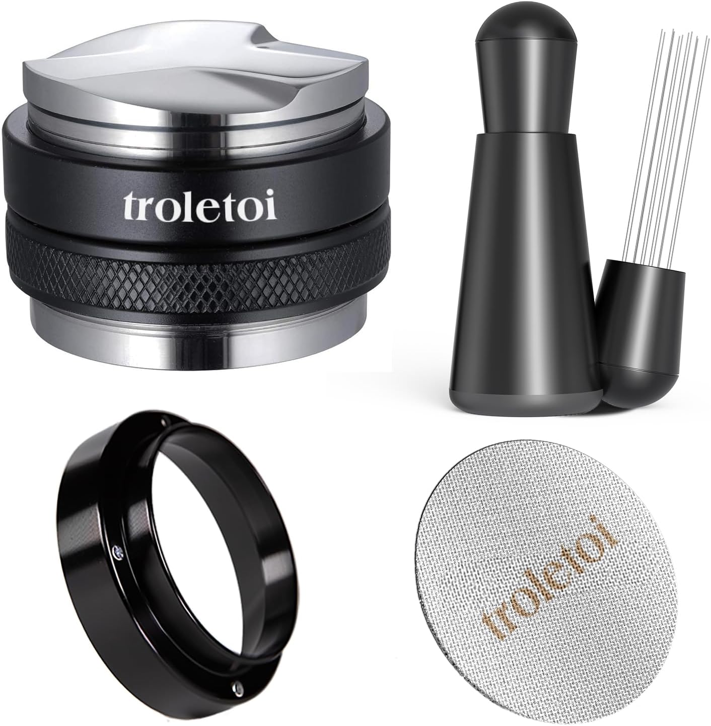 Detalle de troletoi 51mm Espresso Tools Kit – zestaw baristyczny 51 mm do espresso