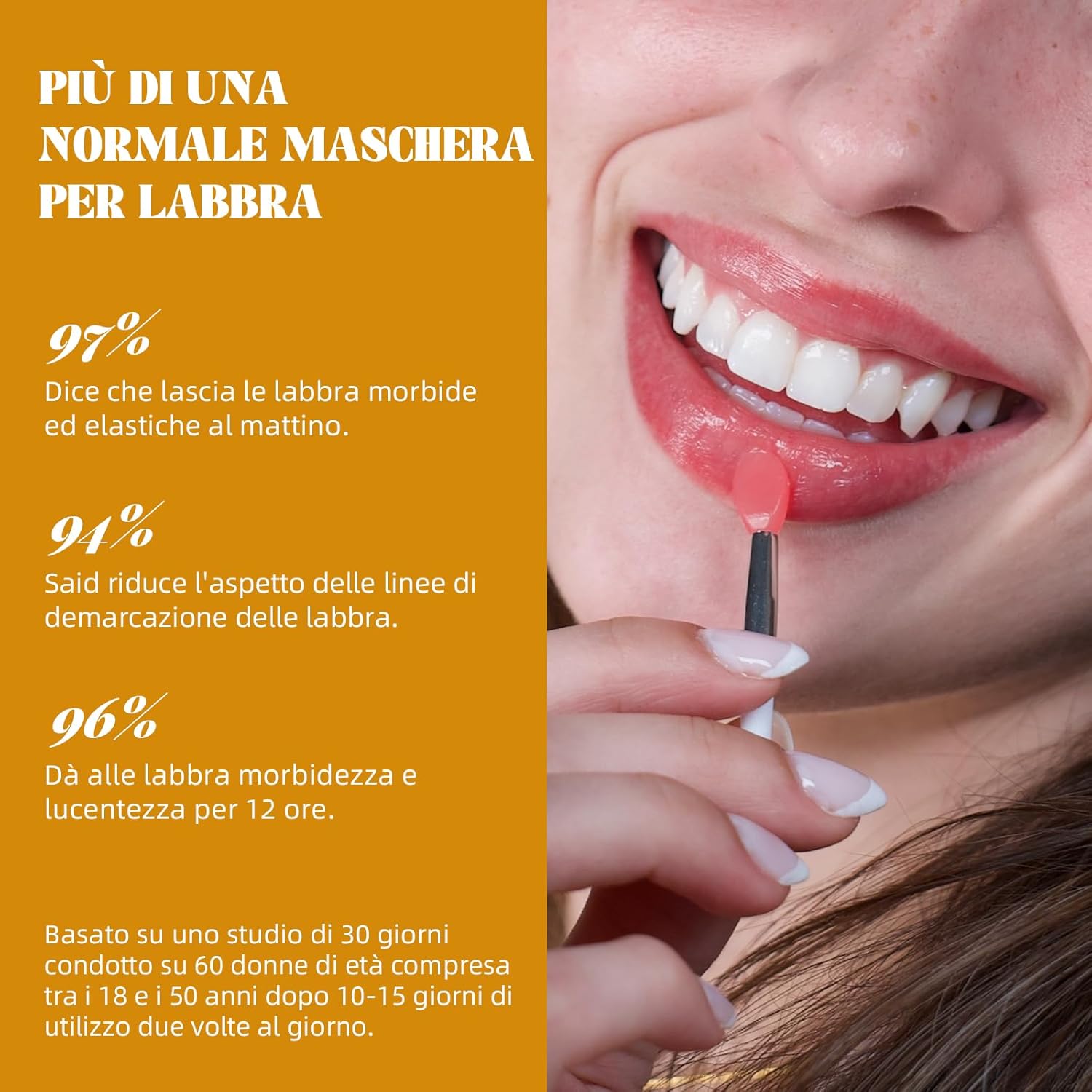 Detalle de ANRCOLLECT Lip Balm Set: kit di 4 maschere notturne per labbra idratate