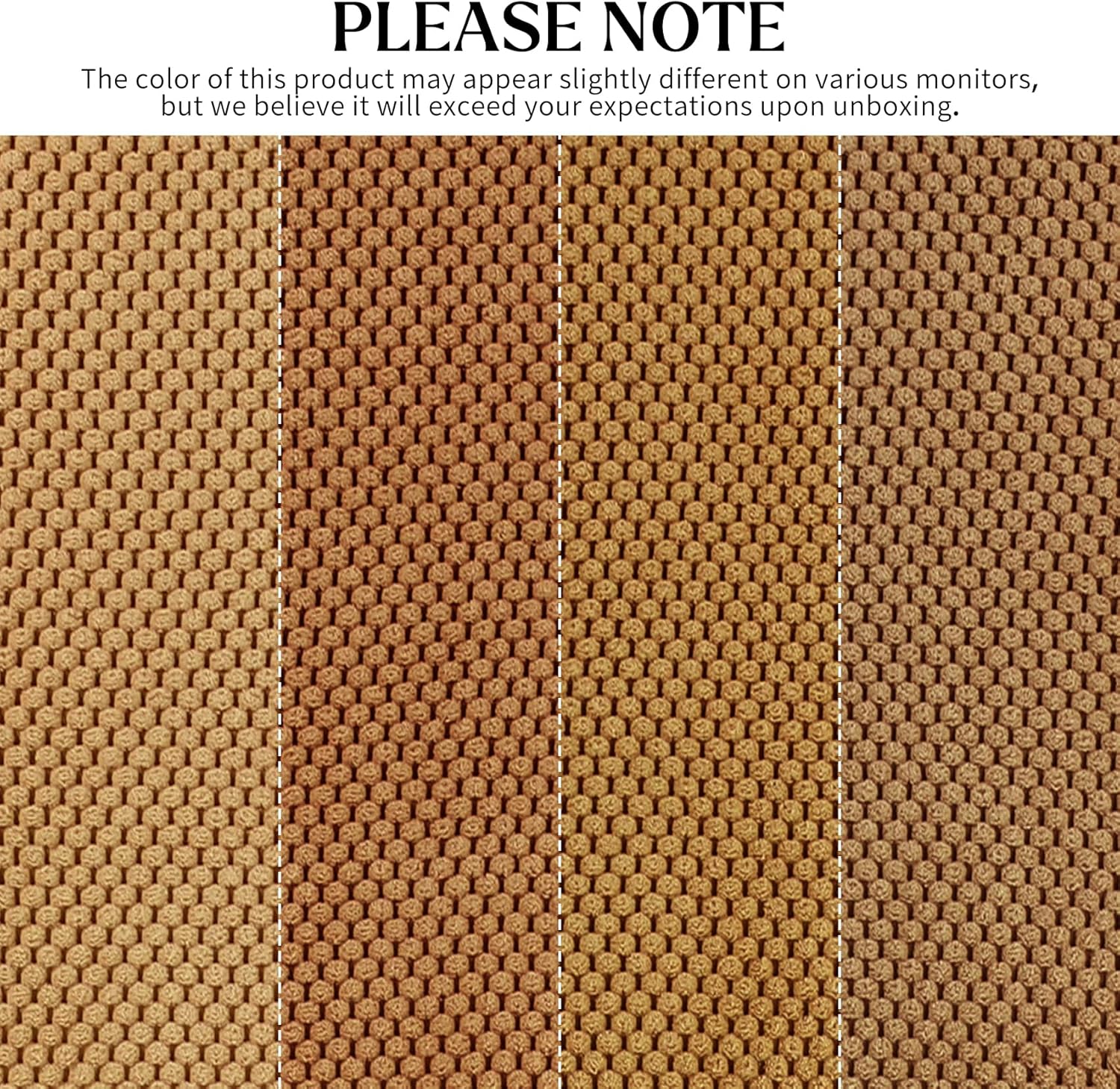 Thumbnail 4 de PRONOUS 4 Pack Brown D-Shape Chair Cushions 17"x16"
