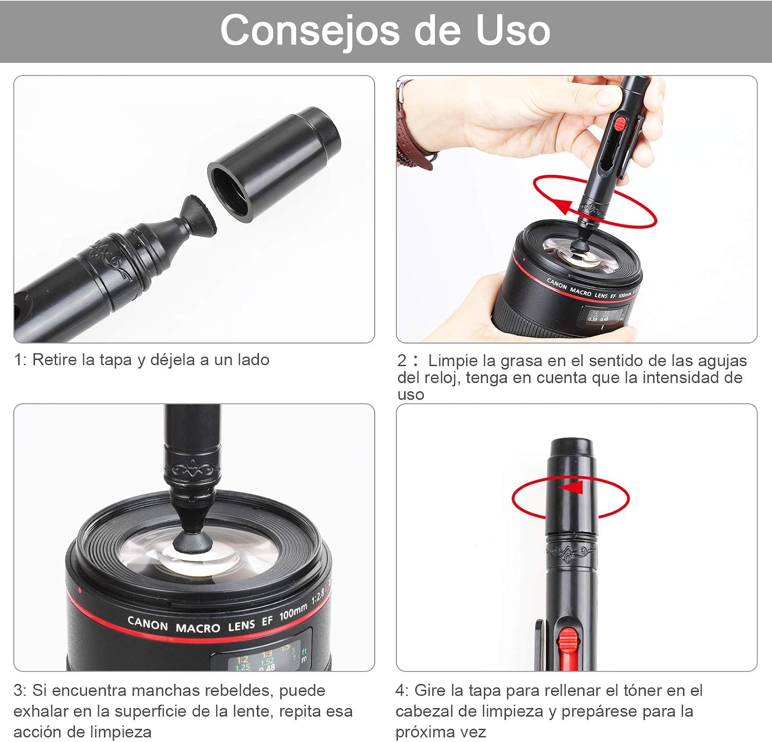Detalle 2 de Kits limpieza cámara 75 en 1, funda impermeable