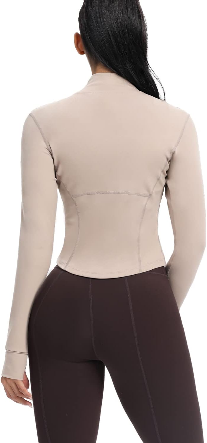 Detalle 2 de AVGO Women's Cropped Running Jacket, Nylon-Lycra Blend