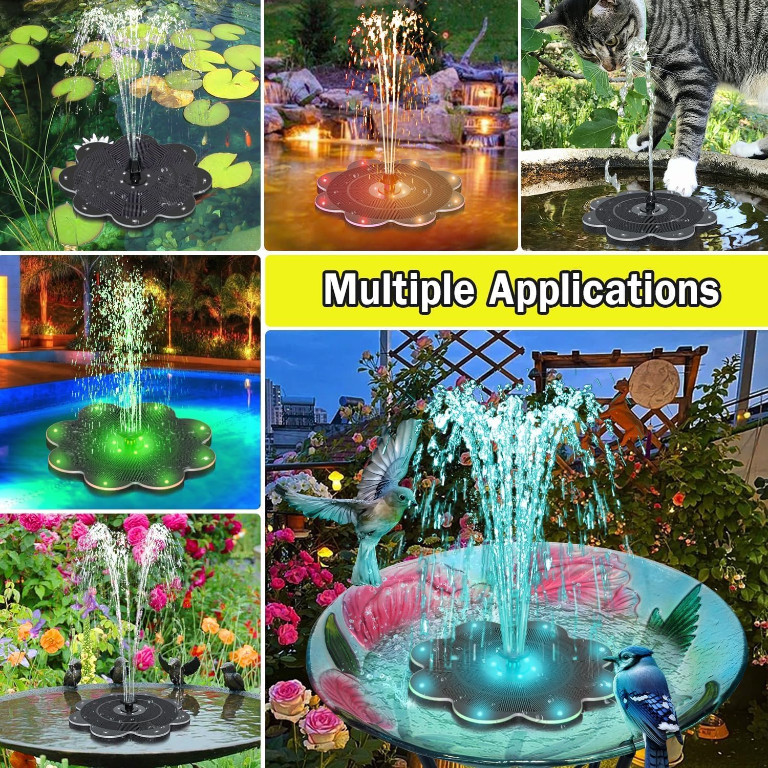 Detalle 2 de SZMP Solar Springbrunnen LED 3,5 W