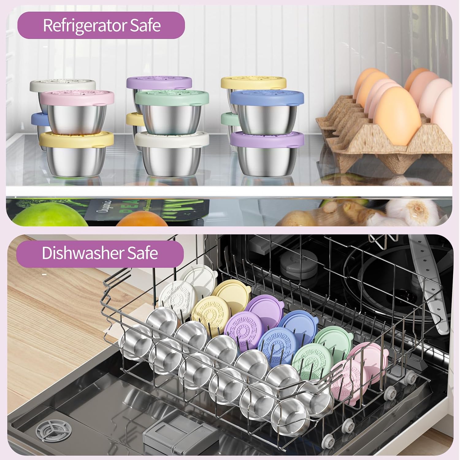 Detalle 1 de PUPILLEMON Sauce Containers 1.6 oz