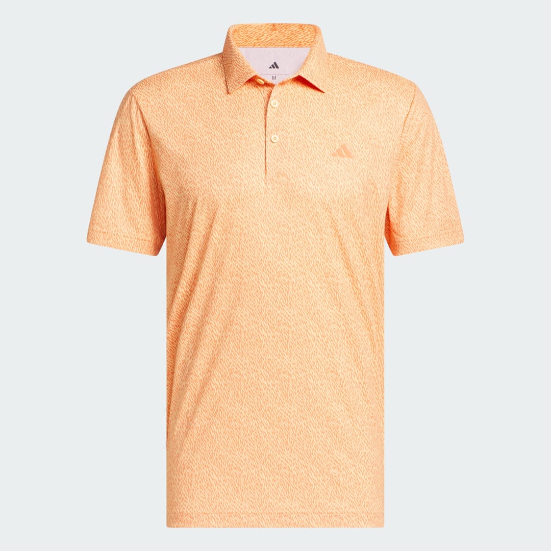 Detalle 2 de Adidas ULTIMATE365 Feather Print Polo Shirt – Naranja