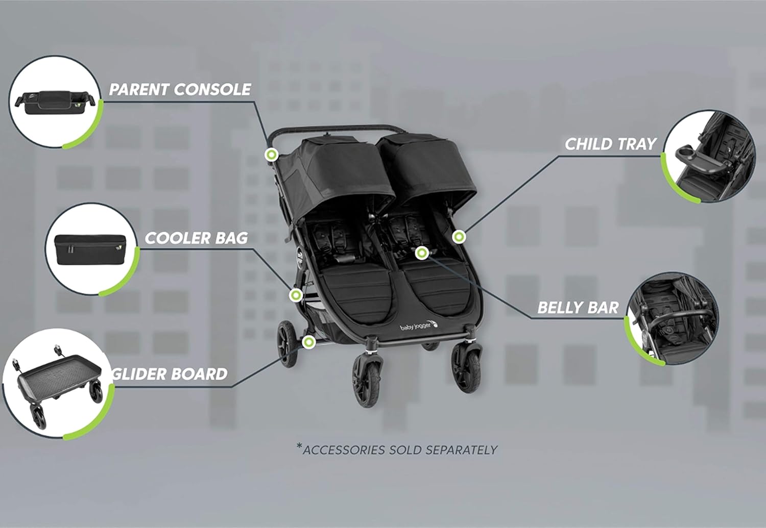 Thumbnail 2 de Baby Jogger Weather Shield for GT2 Double