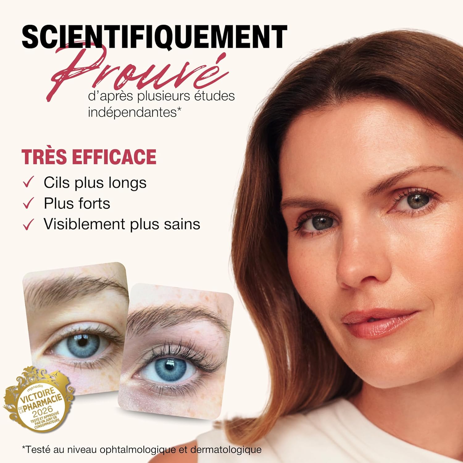 Thumbnail 5 de ROSELASH Nouvelle Formule Sérum de Croissance pour Cils – Effet long et fournis, fabriqué en France