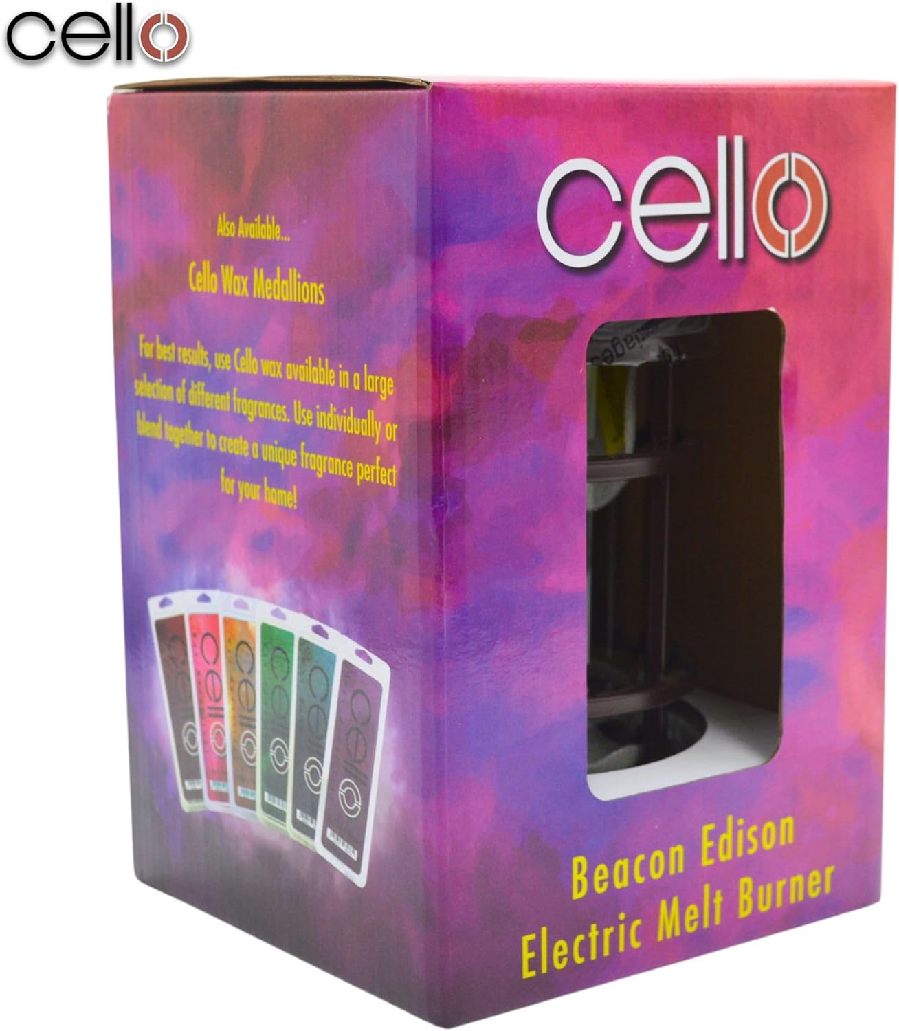 Thumbnail 5 de Cello Beacon Edison electric wax melt burner (flame-free) with Edison bulb