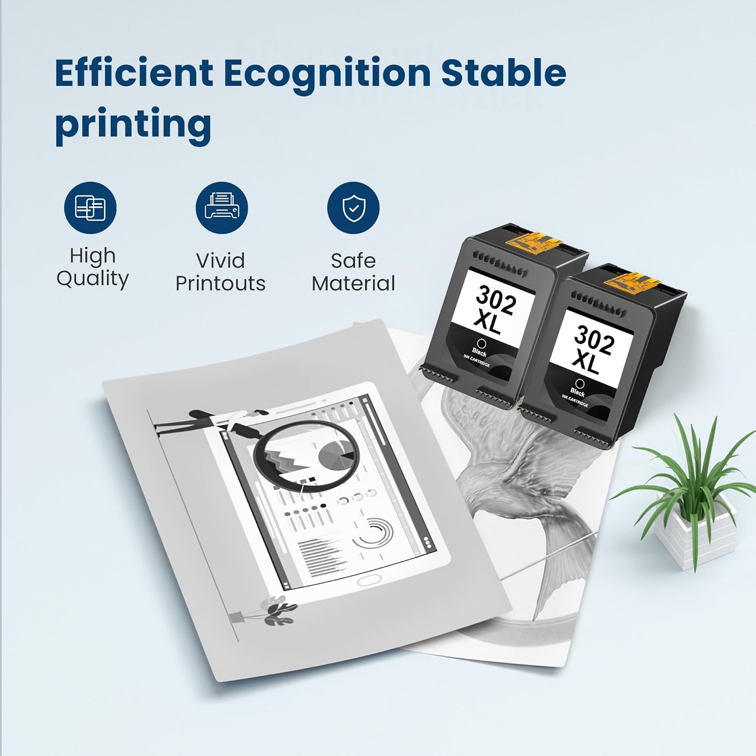 Thumbnail 4 de HP 302XL Black Ink Cartridge