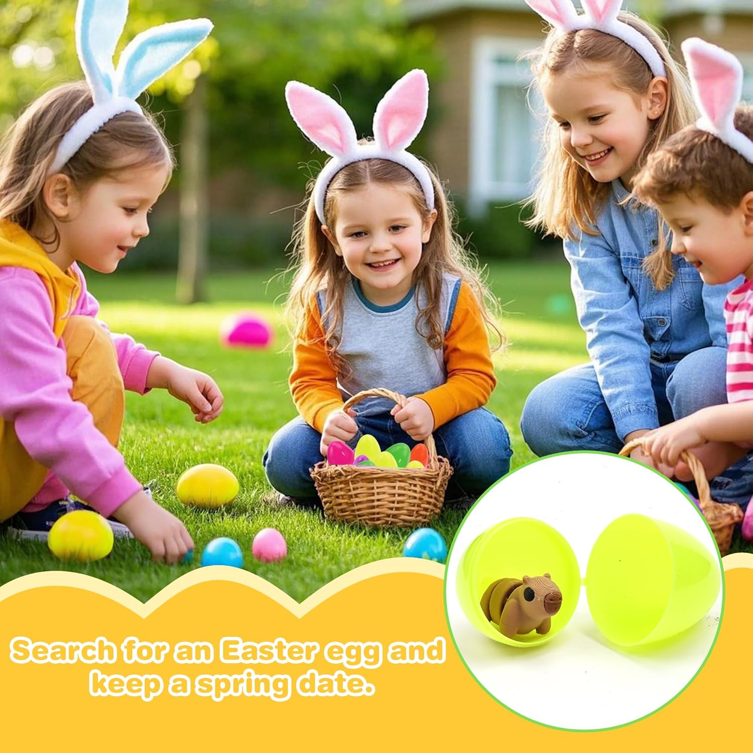 Thumbnail 4 de NEXT STOP M Easter Egg with 38 pcs 3D Printed Animal Figurines Set