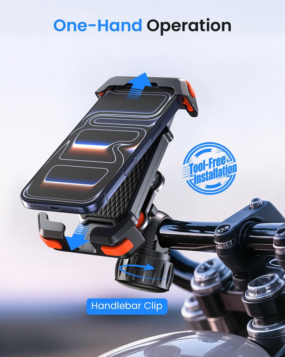 Detalle de LOXP Bike Phone Holder with Dual Vibration Dampener