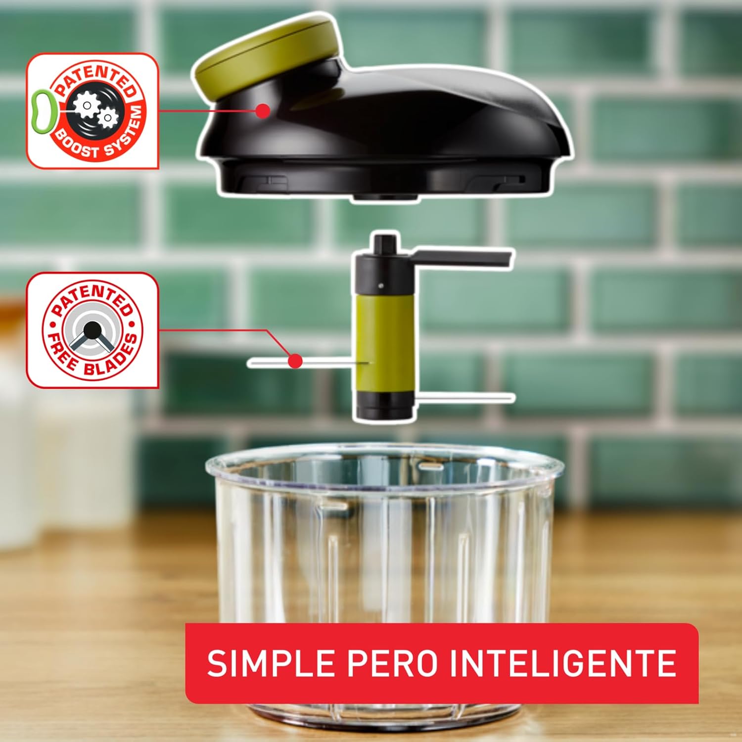 Thumbnail 4 de Tefal 5 Segundos Picadora Manual 900 ml