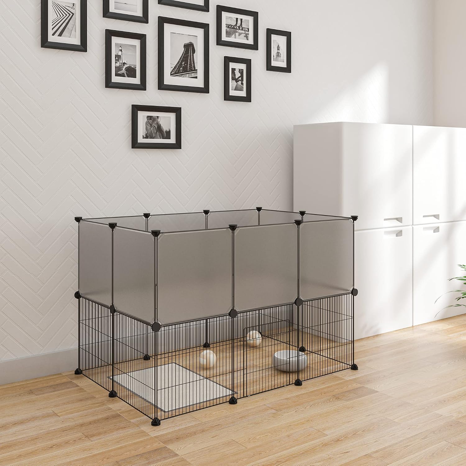 Detalle 2 de EUGAD Freigehege für Kleintiere mit 107x72